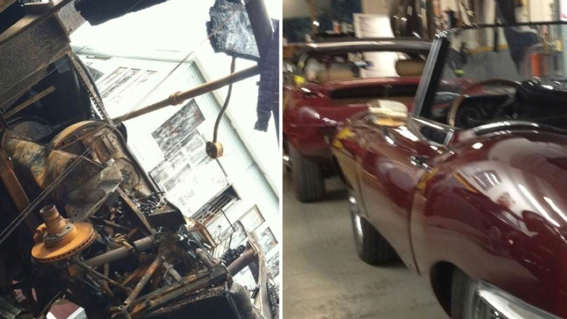 Illustration for article titled Here's The Aftermath Of Last Week's Devastating $2 Million Classic Car Fire